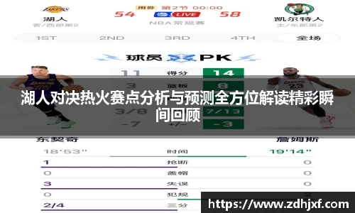 湖人对决热火赛点分析与预测全方位解读精彩瞬间回顾